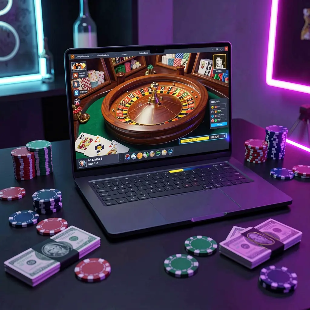 Isang nakatuong Pilipinong manlalaro na nag-eenjoy sa makukulay na slot machine sa JL66 casino na may maliwanag na mga reel at dinamikong ilaw ng casino JL66 – Simulang maglaro ng mga premium na online na laro sa casino nang may kumpiyansa